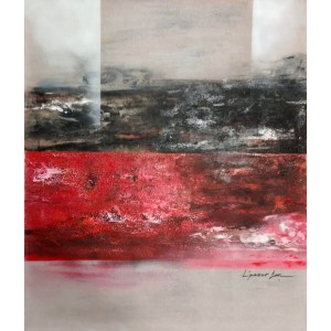 L'passo Benjamin, 30 x 36 Inch, Acrylic on Canvas, Abstract Paintings, AC-LPB-030